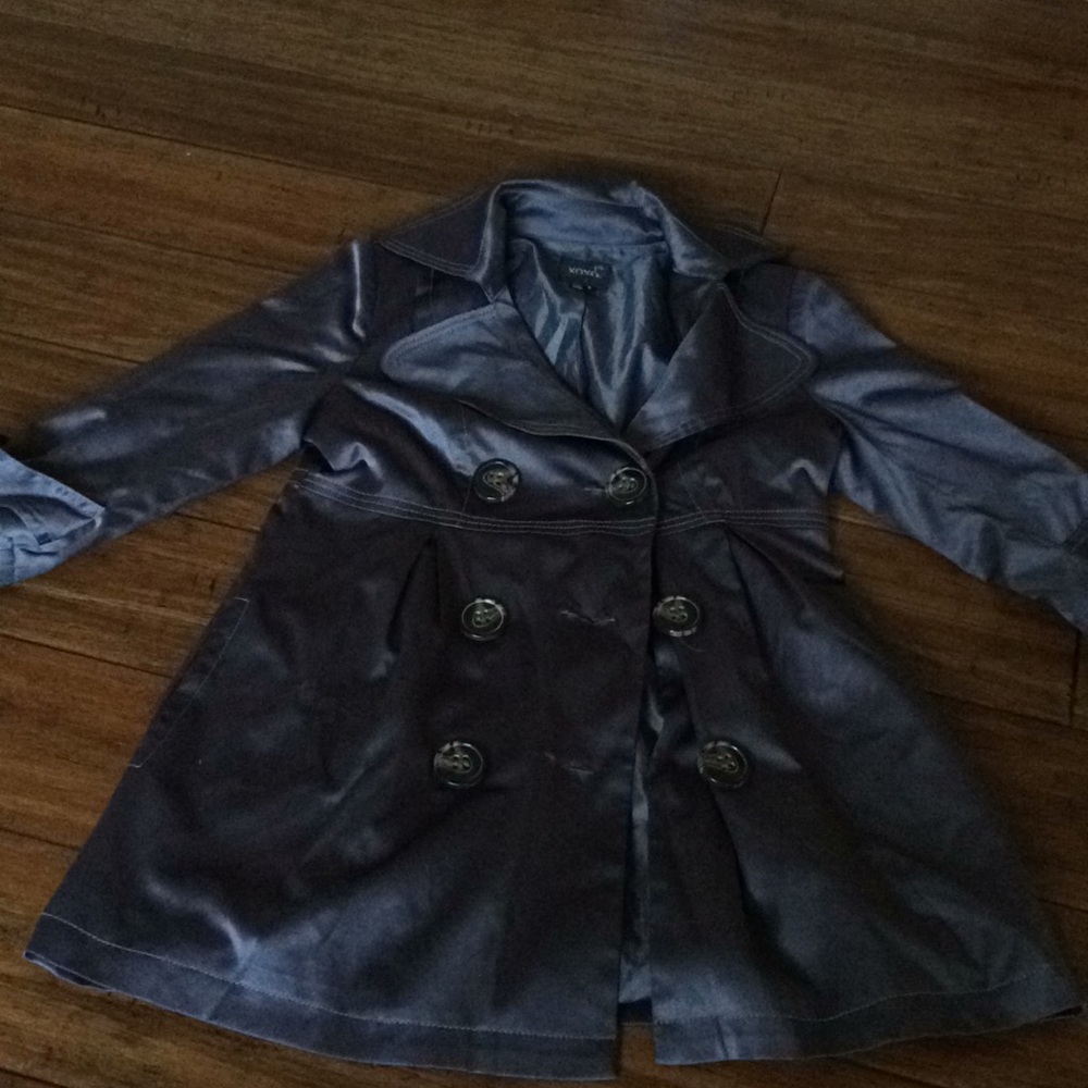 XOXO purple/grey peacoat
